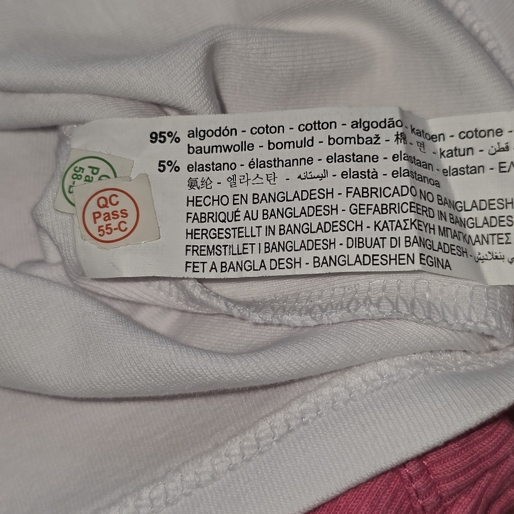 Zara Pink and White Crop Tops Small and Medium - Picture 6 of 11